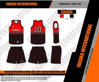 Red Black Basketball Uniforms